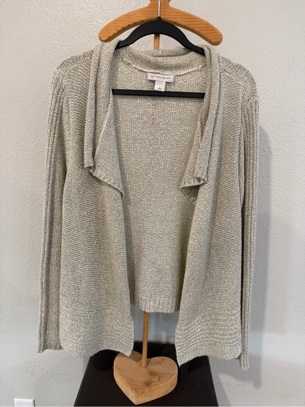 Christopher & Banks Open Drape Knit Cardigan